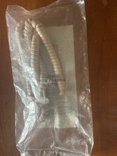 Western Electric Beige Phone Modular Spring Cord LONG Vintage 102402641 H4DU-60
