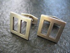 Manschettenkn&ouml;pfe Silber 925 Hans Hansen D&auml;nemark Vintage von 1965