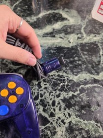 Nintendo N64 Wired Controller - OEM - Purple - TESTED Authentic *Tight Stick*