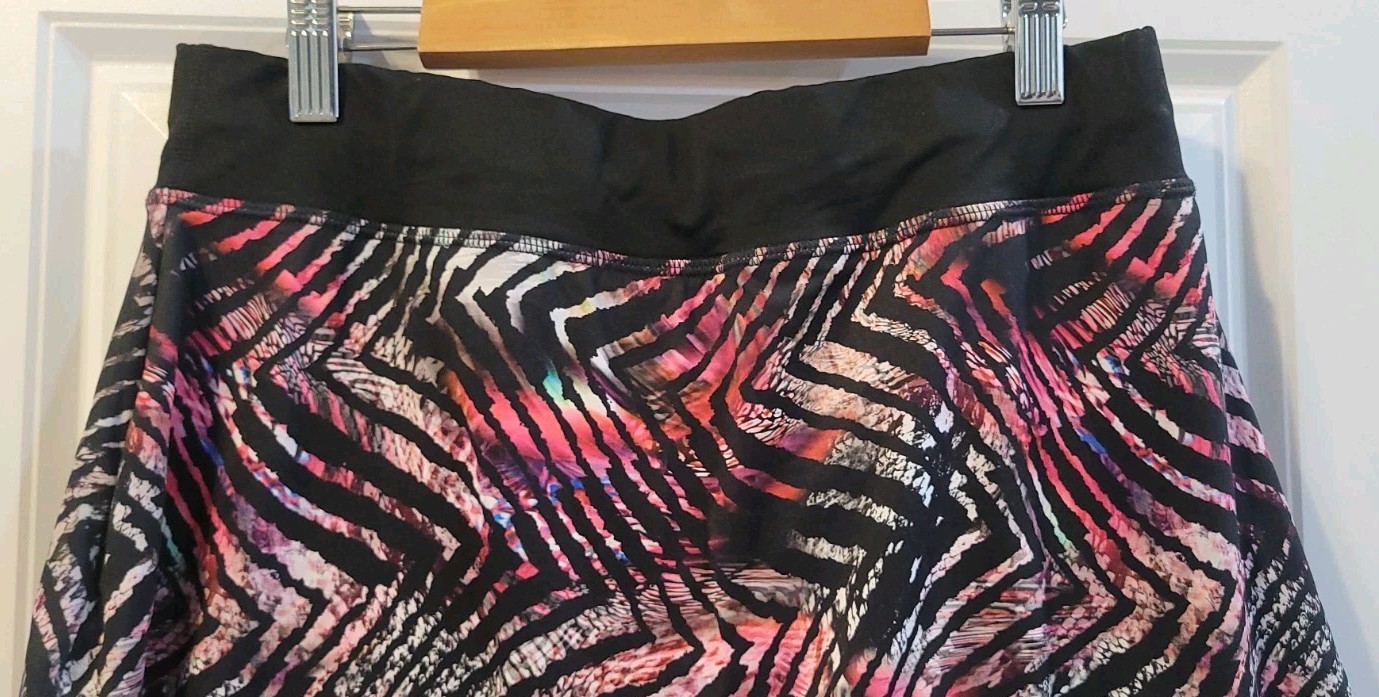 Sofibella Skort Medium Geometric Zebra Print Skir… - image 8