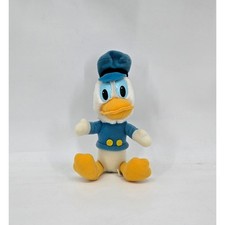 Vintage Walt Disney Donald Duck Plush 9" Blue Sailor Stuffed Character Toy
