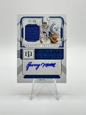 2024 National Treasures Lenny Moore Lasting Legacies Patch Auto /99 #LL-LME