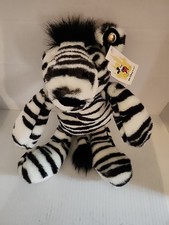 VTG Disney Animal Kingdom 15  Plush Zebra Stuffed Animal Toy Nwt