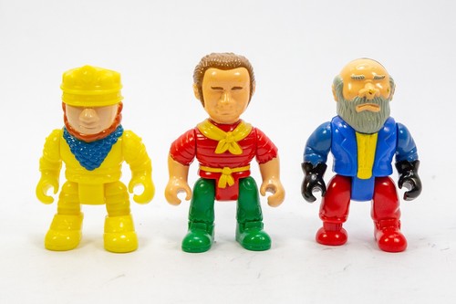 Vintage 1990s Fantasy Adventure Action Figures Lot x 3 Unbranded Medieval Castle