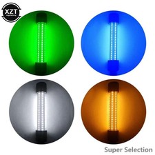 13W IP68 Underwater Fishing Light 12-24V DC Submersible Green White Blue LED