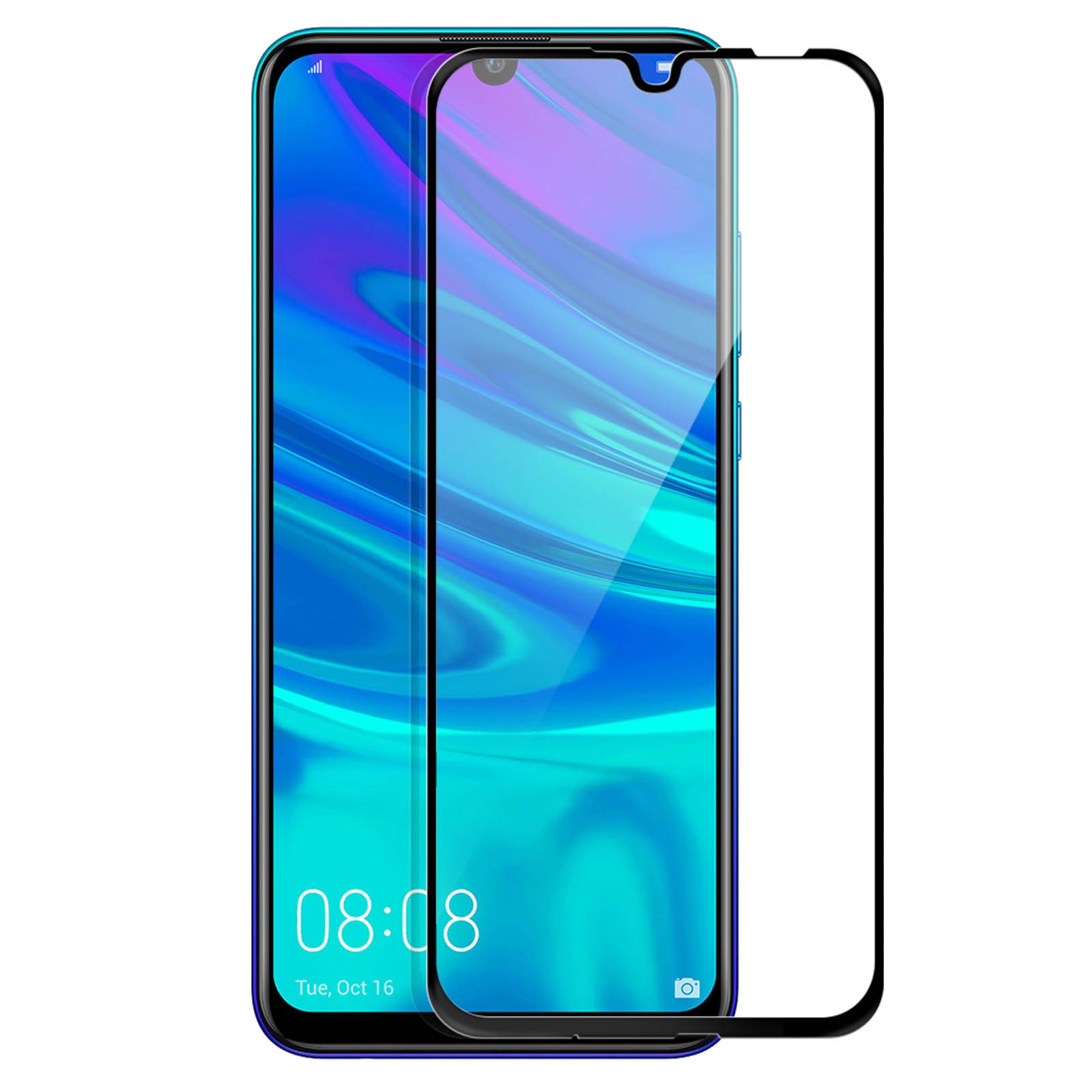 Film Vitre Huawei P Smart 2019 Honor 10 Lite Verre Trempé Noir