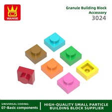Wange 588pcslot 3024 1x1 Short 1-hole Building Blocks Classic Base Parts Compat