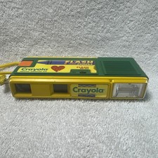 Vintage 1997 Crayola 110 Flash Camera Rare With Original Decals,UNTESTED NO FILM