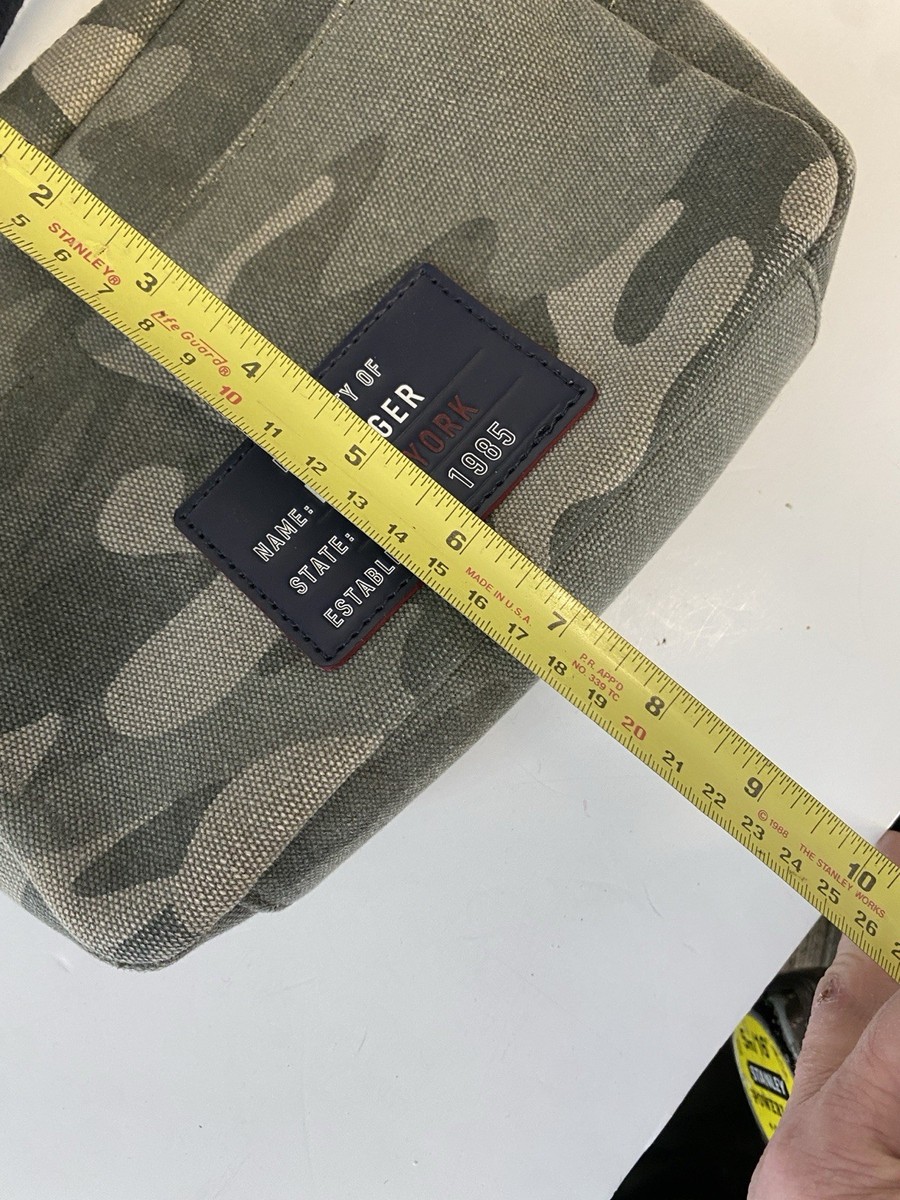 Tommy Hilfiger Unisex Camouflage Camo Small Shoulder Bag Crossbody Bag 9"x7"x3" View 6