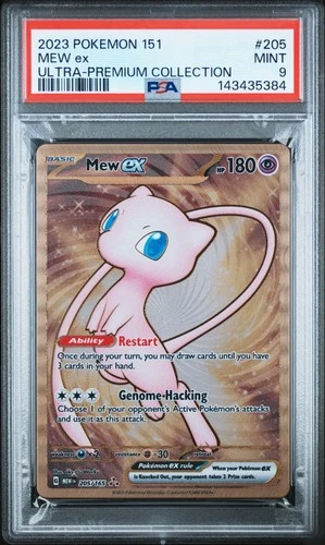 2023 POKEMON 151 ULTRA-PREMIUM COLLECTION #205 MEW EX PSA 9