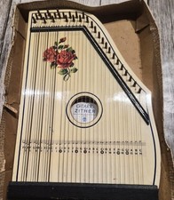 VINTAGE ANCIENNE CITHARE DE TABLE GITARR - ZITHER TRES BON ETAT MADE IN GERMANY