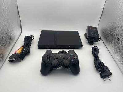 Sony PlayStation 2 PS2 Slim Spielekonsole - Schwarz (SCPH-75004)