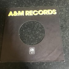 One 7"   A & M  Records  -  Original Record  Sleeve -  1977-80 -  1.26