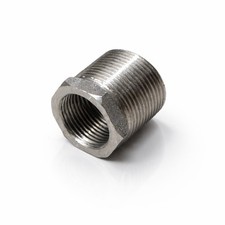 Premium Thread Adapter 1/2x28 to 5/8x24 Stainless Steel