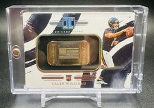 Caleb Williams - 2024 Panini Impeccable RC - 14K GOLD BAR - 1/1