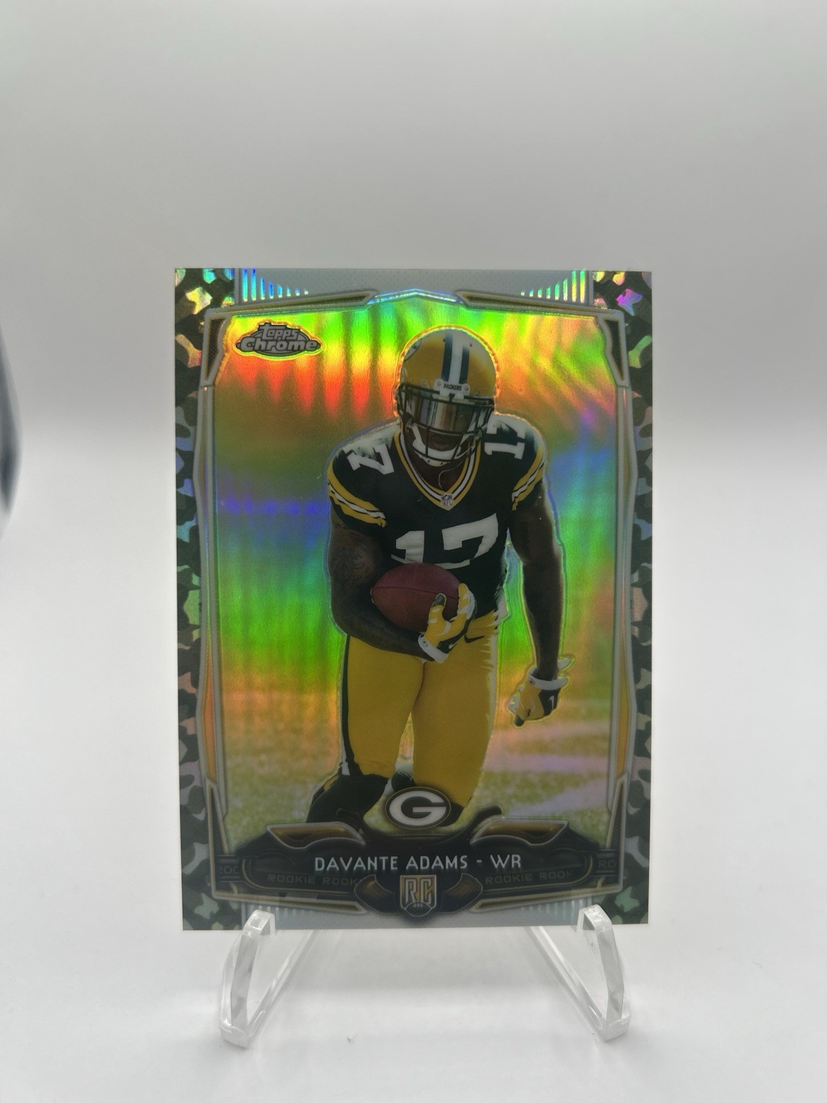 2014 Topps Chrome - Davante Adams #114 STS Camo Refractor /499 (RC)