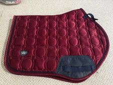 Full Sized Burgundy Loire Style Woofwear Saddle Pad CC