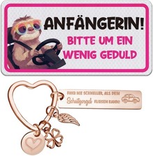 Fahranf&auml;nger Magnetschild (20x10cm) - Anf&auml;nger Schild Auto Lustig - Alternative