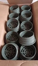 Box Of 40 - Green 030-R 3" Round Flat Grate, Drainage.Universal, NDS, Rain Bird.