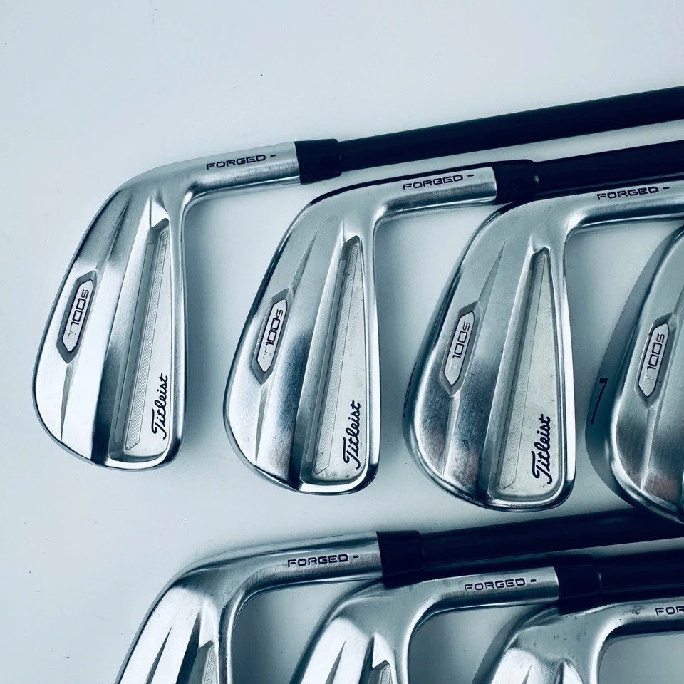 Titleist T100S 2021 Irons / 4-PW / KBS Tour C-Taper Limited X Stiff Flex Shafts - Image 2 of 4