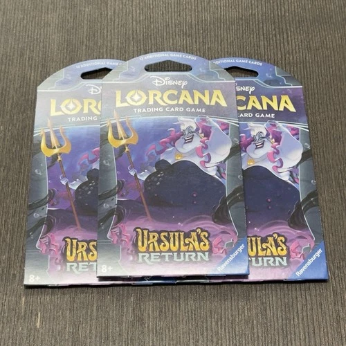 Disney Lorcana Ursula's Return - 3 Blister Packs!