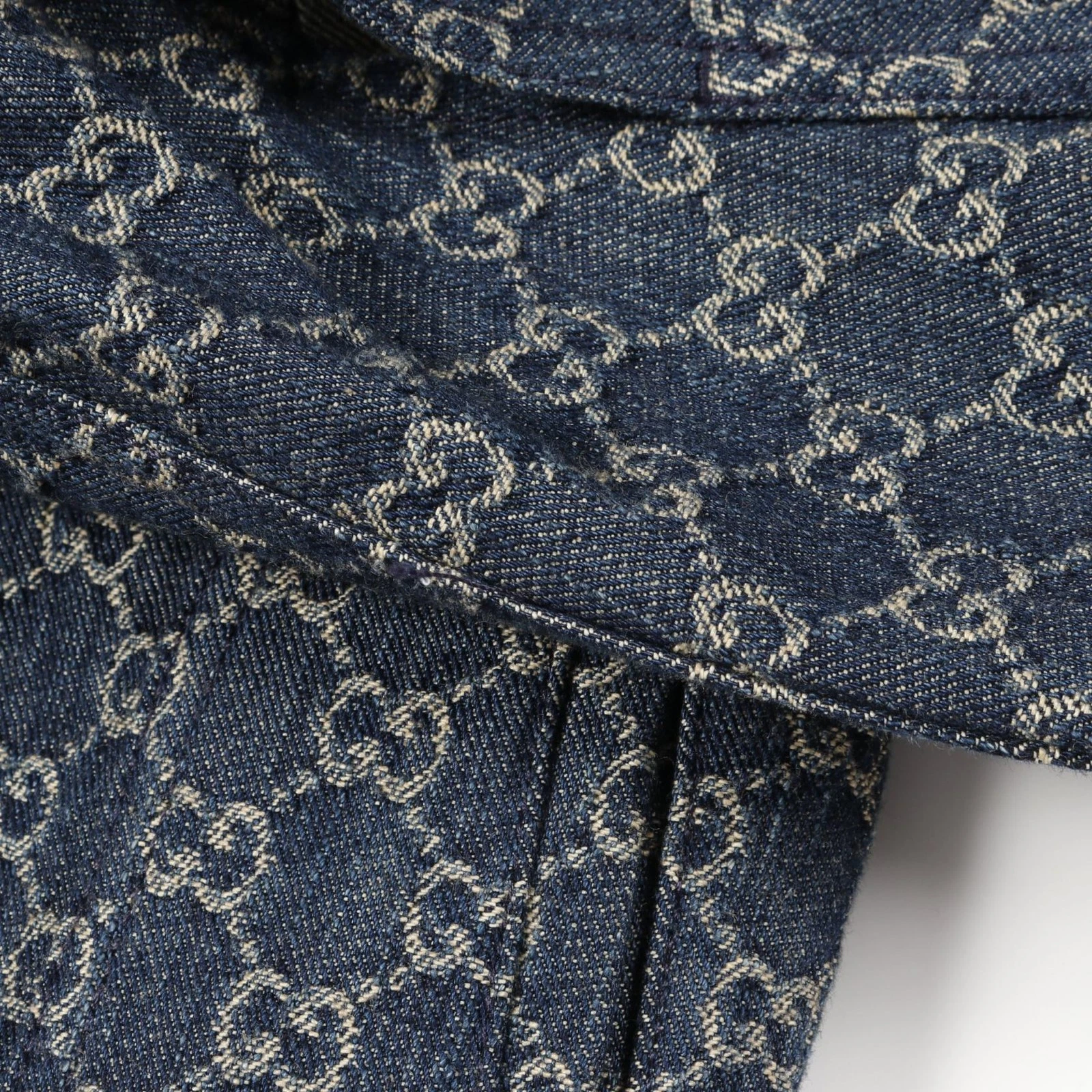 Gucci giacca denim cotone navy 671776 r4_0714