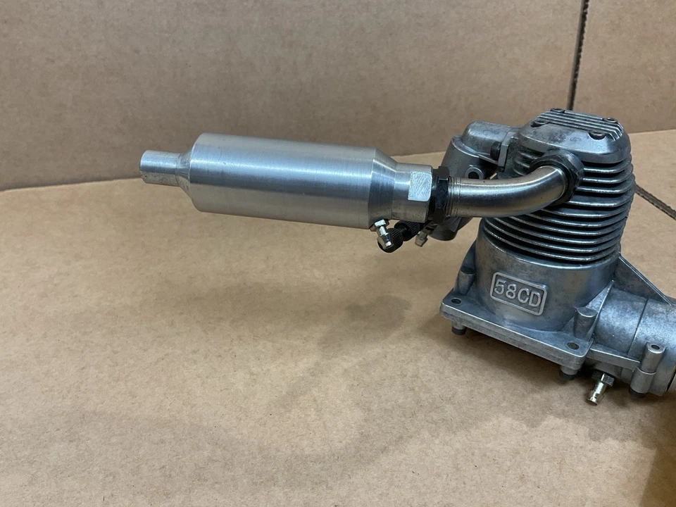 RCV 58CD ZÜNDMOTOR GASMOTOR MOTOR 4 TAKT GLÜHMOTOR GUTE KOMPRESSION! - Bild 4 von 4