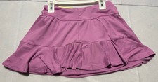 All In Motion Skort Girls M 8 Berry Pink Stretch Golf Tennis NWT