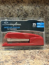 Swingline 747 Business Full Strip Desk Stapler Office Space Rio Red 74736