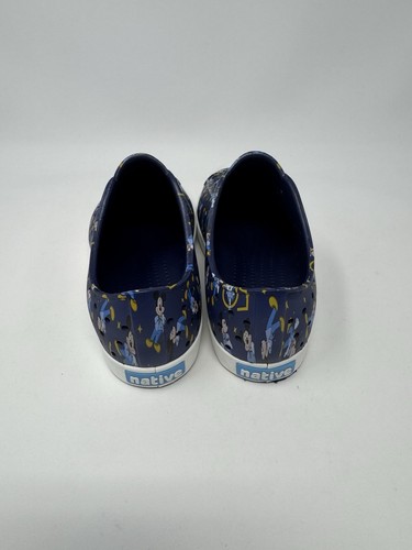 Disney Parks Native Kinder Schuhe 50th Anniversary Mickey Mouse Größe J1 Navy Blau - Bild 5 von 13