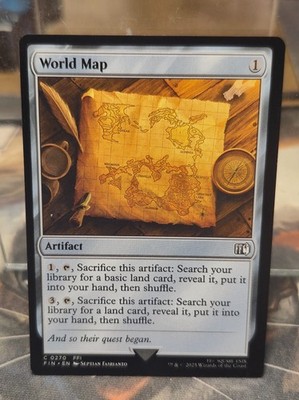 C 0270 World Map FFI Artifact Common Final Fantasy NM Card MTG FIN