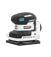 NEW HART 20-Volt Cordless 1/4 Sheet Sander and Dust Bag (Battery Not Included)