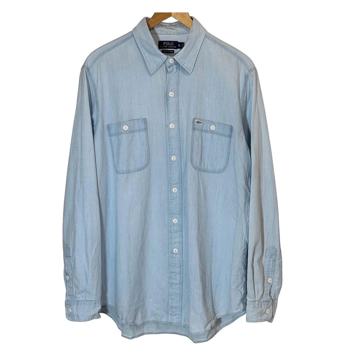Polo Ralph Lauren Chambray Casual Button-Down Shirts for Men for