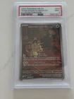 2025 POKEMON DESTINED RIVALS TEAM ROCKET'S MEOWTH #203 ILLUSTRATION RARE PSA 9