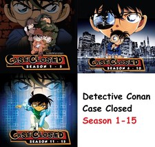 ANIME DVD Detective Conan:Case Closed Season 1-15 English sub All region GIFT
