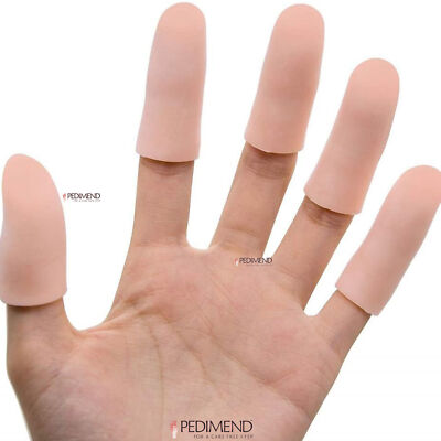 2 Stück Zehenschutz Kappe Kappen Bunion Korrektor Finger Gel Silikon Schutz Cover