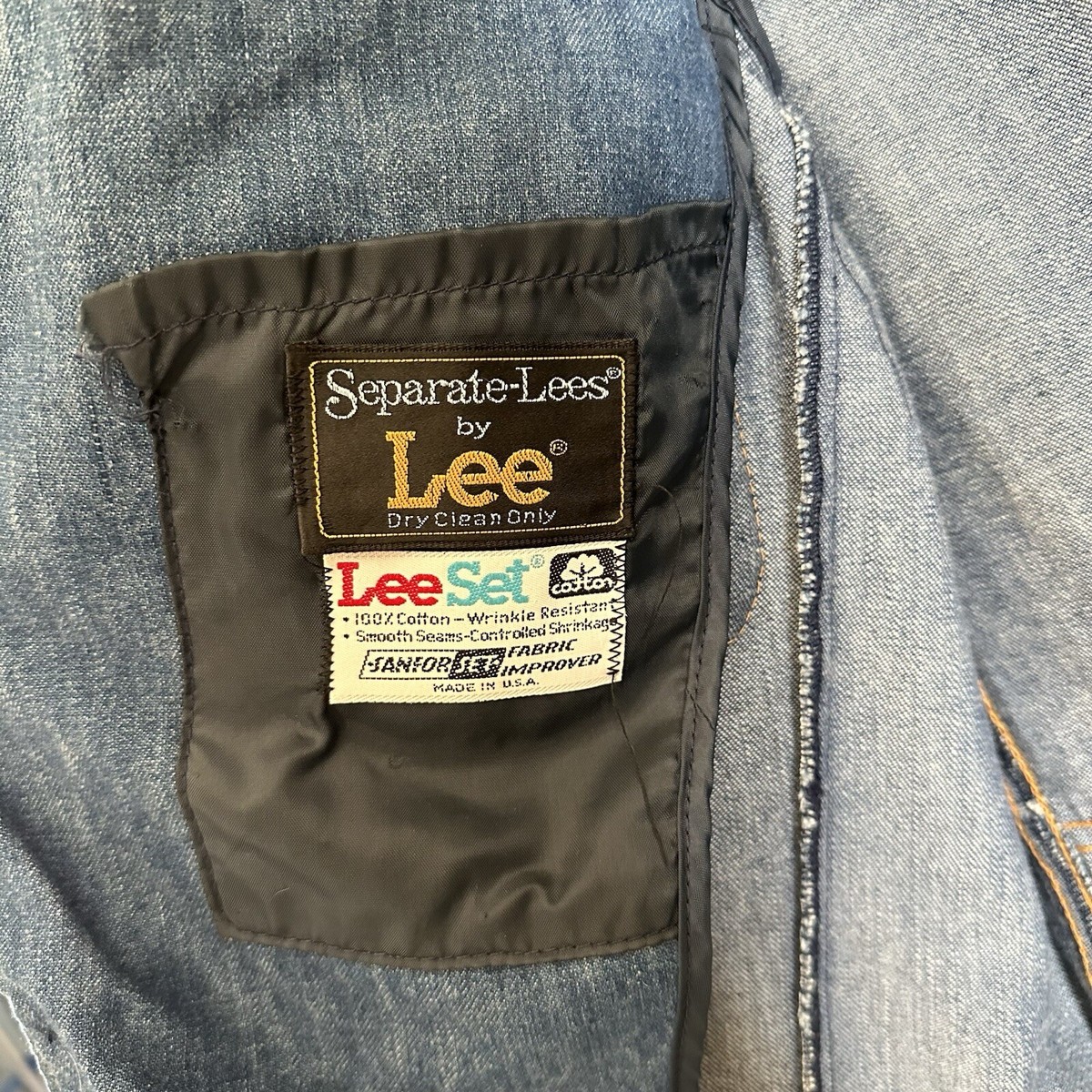Separate Lees Vintage Denim Barn Blazer Jacket | eBay