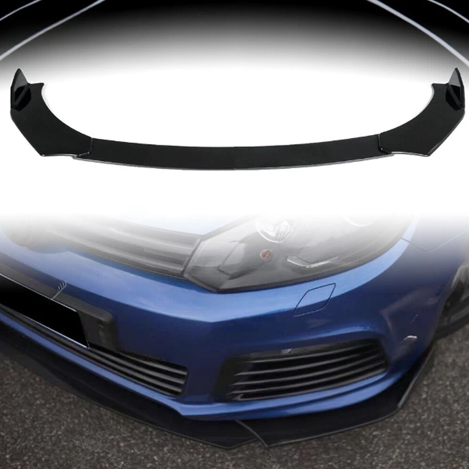 For Range Rover 2014-2019 Front Bumper Lip Bod Kit Spoiler Splitter Gloss Black - Изображение 4 из 4