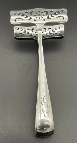 Antique Pattern By Gorham Individual Sterling Silver Asparagus Tongs