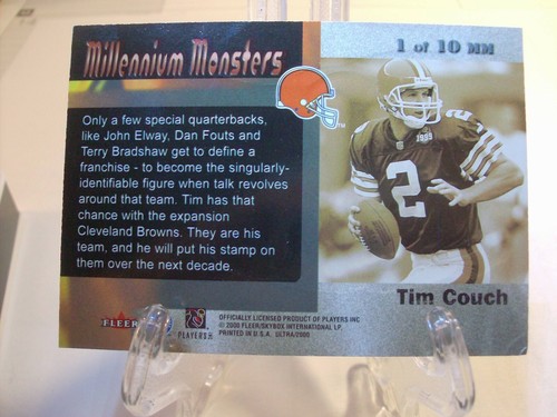 2000 Fleer Ultra Millennium Monsters Football Card #1 MM Tim Couch (81868) - Picture 2 of 2