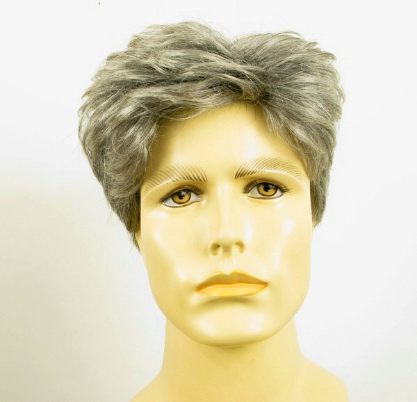 Perruque homme 100% cheveux naturels BENOIT 44 pour un style quotidien unique
