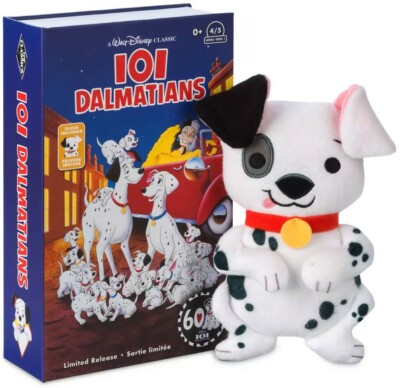 Disney 101 Dalmatians Patch 6.75-Inch VHS Plush