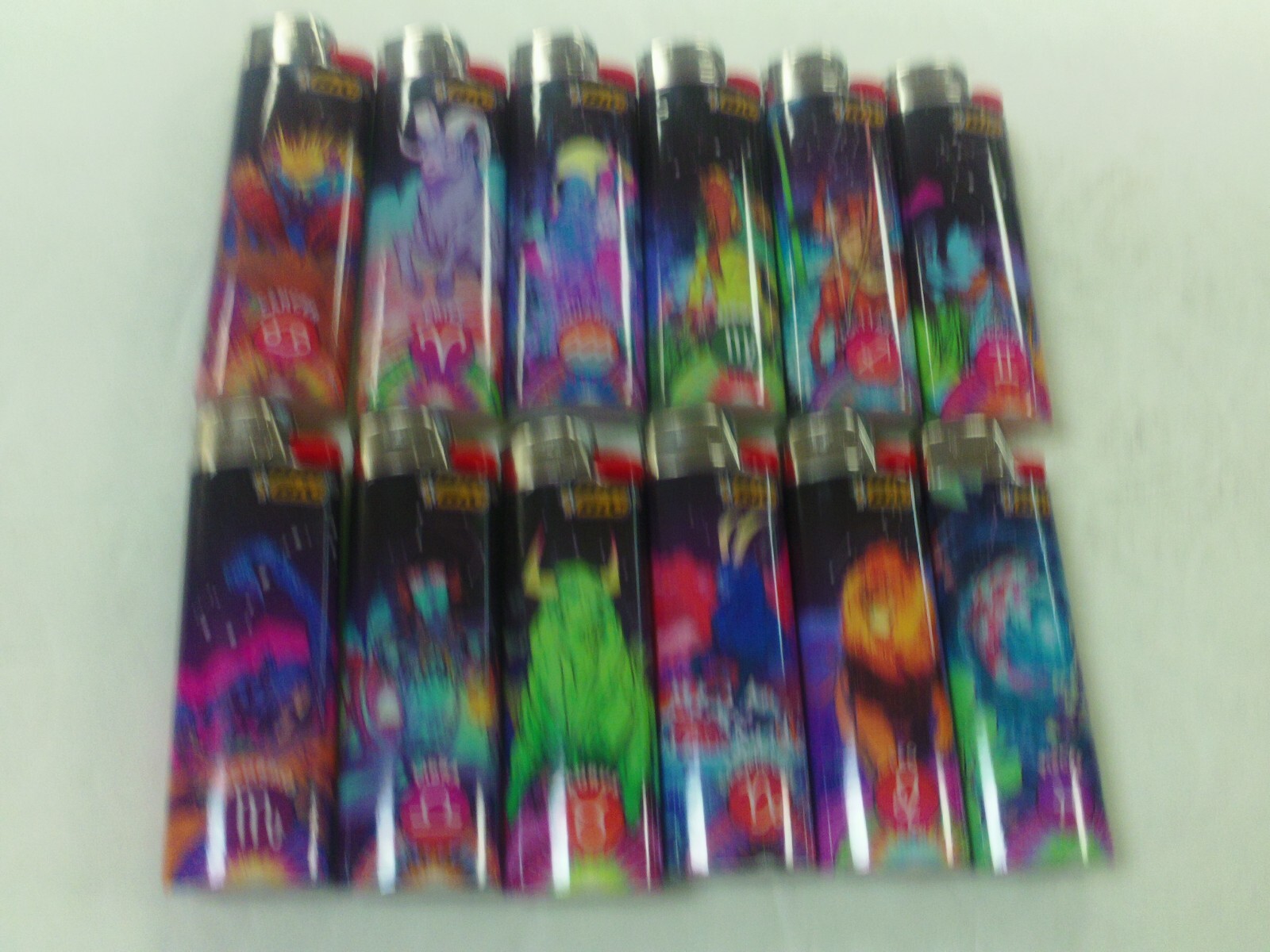 ZODIAC ASTROLOGY HOROSCOPE BIC LIGHTER SET OF 12 ONE OF EACH ZODIAC SIGN NEW