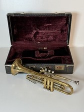 Vintage French Couesnon Cornet Made in Paris 77818 France w/Case Mouthpiece