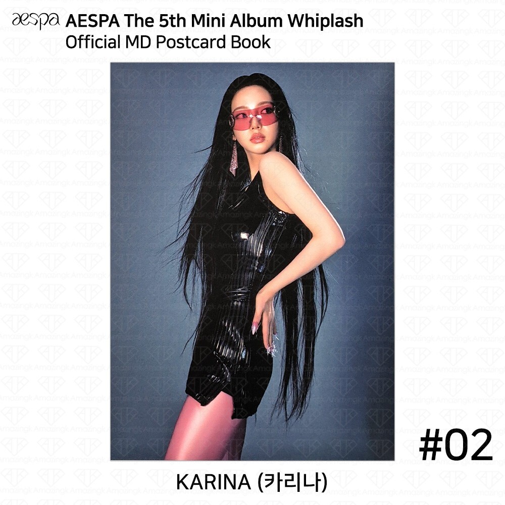 Aespa 5th Mini Album Whiplash POP UP MD Postcard Book Aespa 5th Mini Album Whiplash POP UP MD Postcard Book