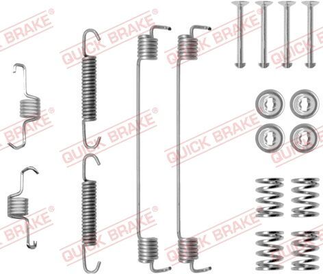 Quick Brake 105-0819 ZubehöRsatz, Bremsbacken FüR Dacia Lancia MERCEDES-BENZ-image