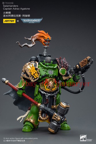 Perfect Joytoy 1/18 Salamanders Captain Adrax Agatone Action Figure New Toy - Picture 5 of 8