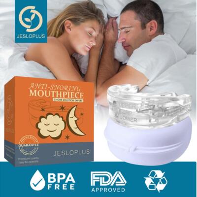 Adjustable Anti Snoring Guard Anti-Snore Sleep Apnea Teeth Grinds2024