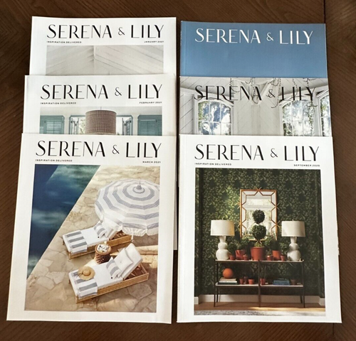 Posten von 6 Serena und Lily Inspiration geliefert Katalog Look Bücher - Bild 2 von 9