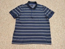 Hugo Boss Polo Shirt Mens XL Multi Striped Regular Fit Mercerised Preppy